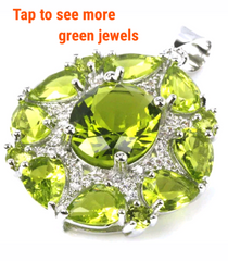 THE GREENS (necklaces, pendants and more).