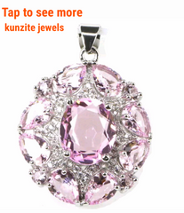 PINK KUNZITE (necklaces, pendants and more).