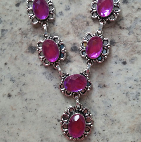 Silver and mystic rainbow topaz