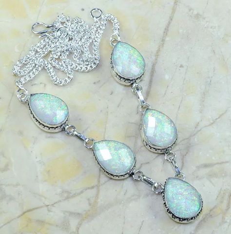 Silver dichroic glass