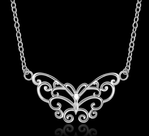 silver necklace