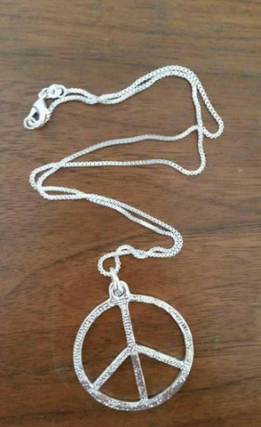 silver necklace