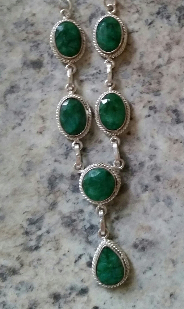 Silver and emerald