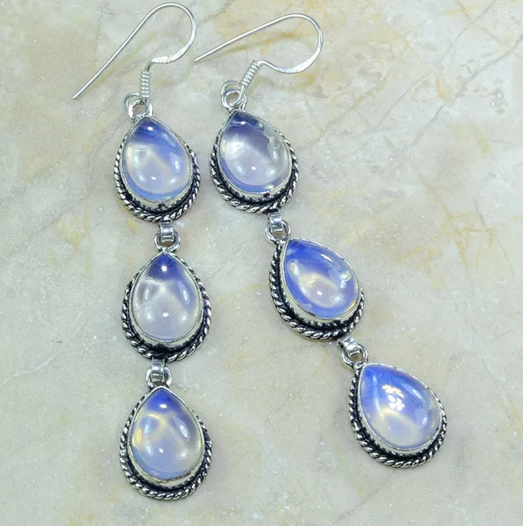 Silver and opalite