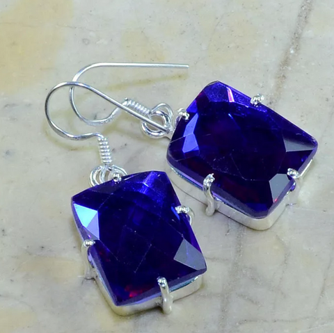 silver, iolite