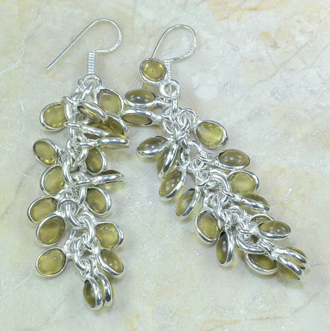 silver, citrine