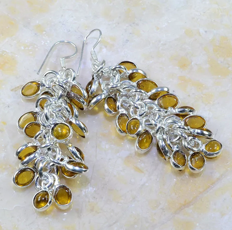 silver, citrine