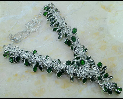 silver, green quarts