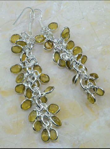 silver, citrine