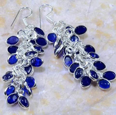 silver, iolite