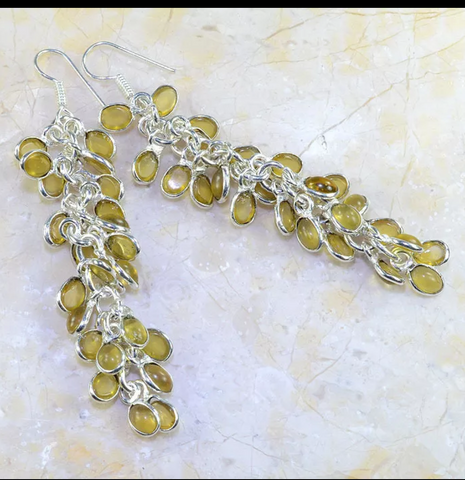 silver, citrine