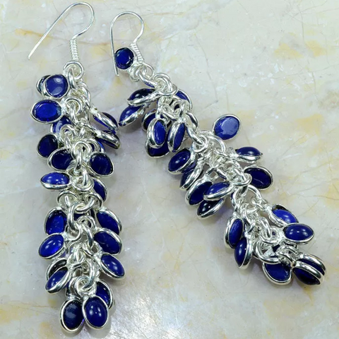 silver, iolite