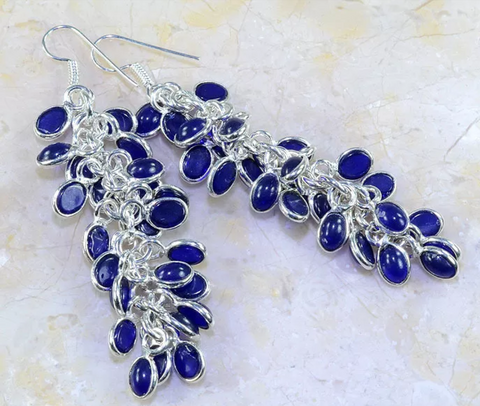 silver, iolite