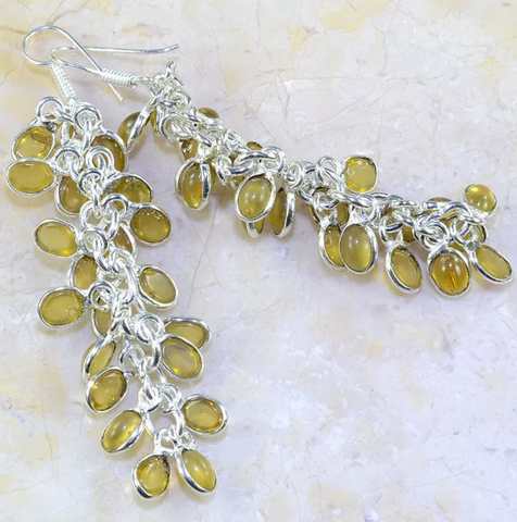 silver, citrine