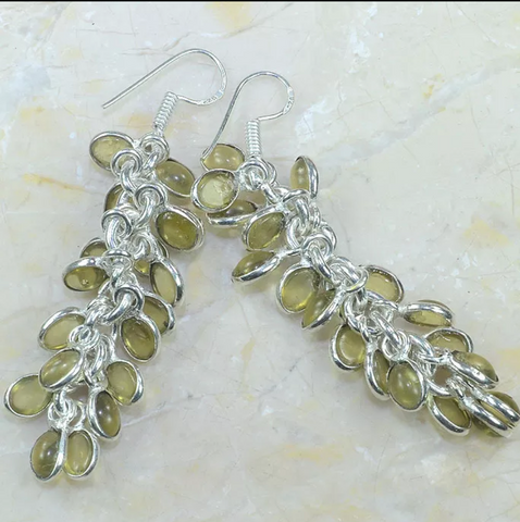 silver, citrine