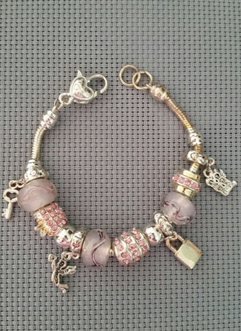 Silver murano bracelet