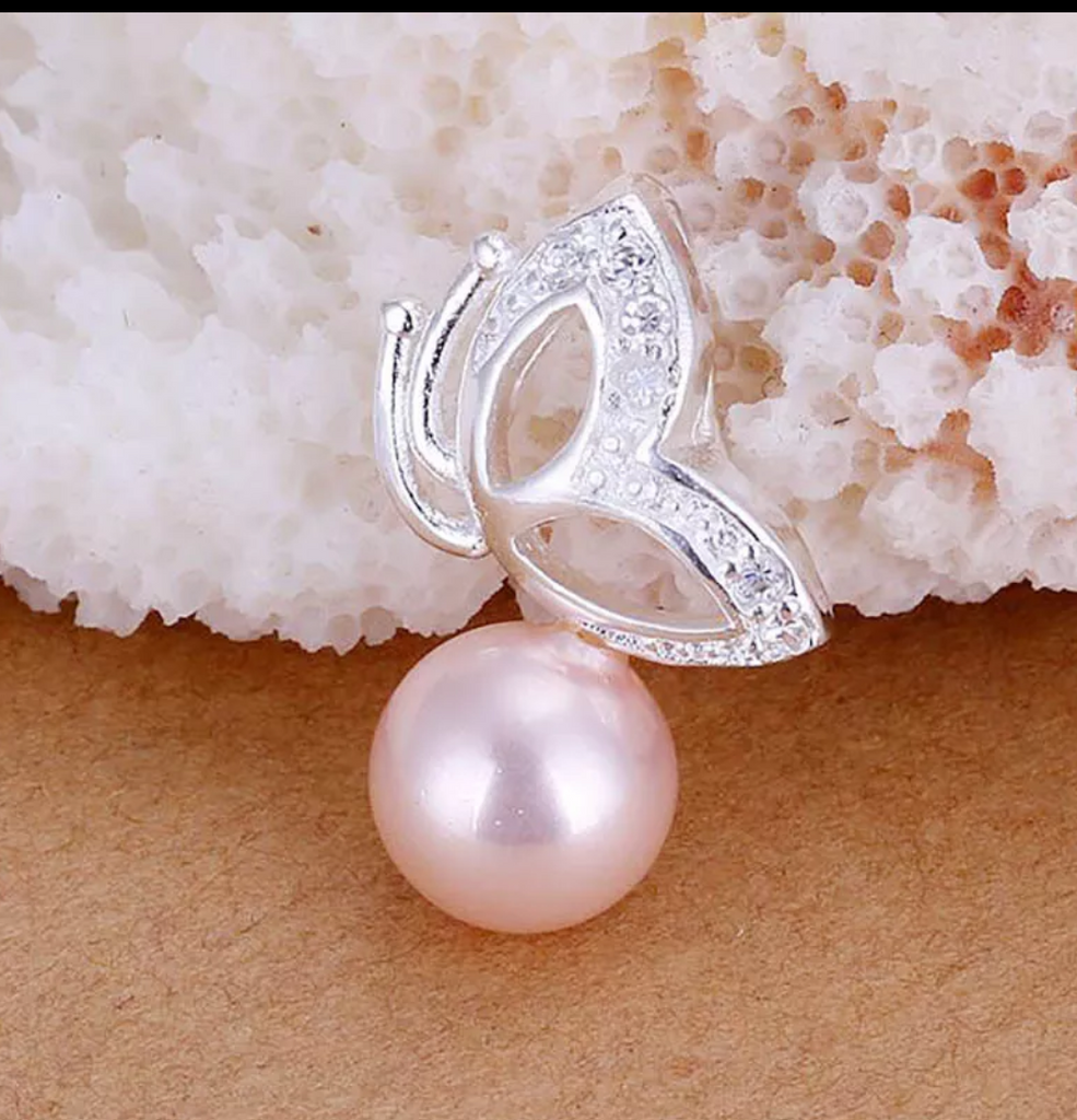 Silver, Sea pearl pendant
