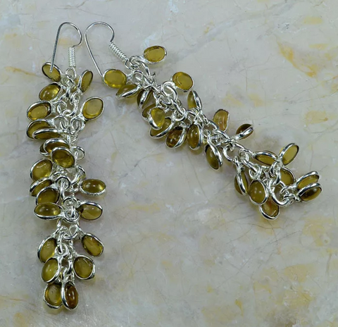 silver, citrine