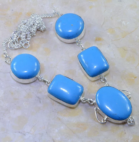 silver, blue jasper