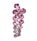 Silver, pink tourmaline pendant