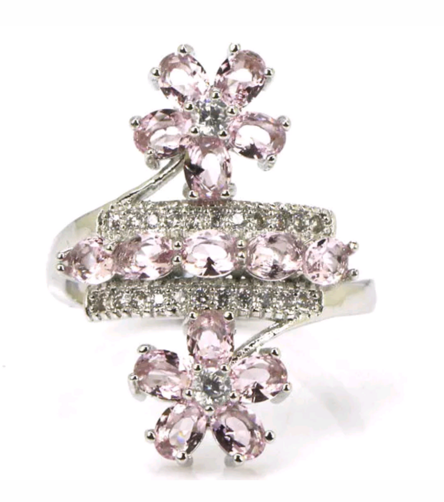 Size, pink kunzite size 7.5
