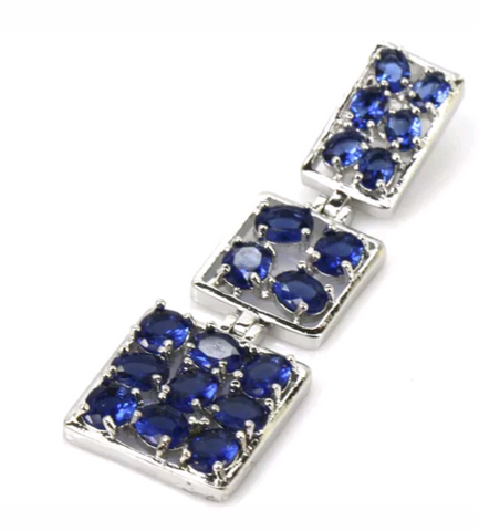 Silver, tanzanite pendant