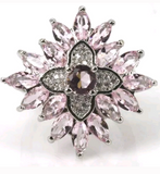 Silver, pink kunzite size 5.5