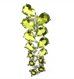 Silver, peridot pendant