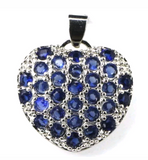 Silver, Tanzanite pendants