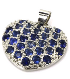 Silver, Tanzanite pendants