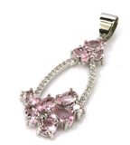 Silver, pink kunzite
