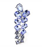 Silver, iolite