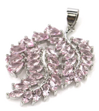 Silver, pink kunzite