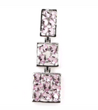 Silver, pink kunzite