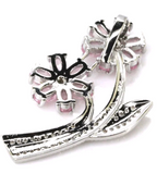Silver, pink kunzite